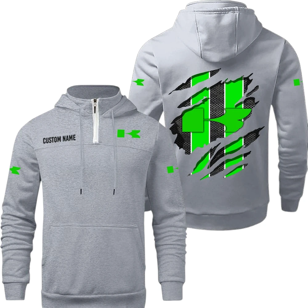 Kawasaki Quarter Zip Hoodie, Sports Hoodie Custom Name TN280325Y50HZ44CT1KAM Kawasaki Quarter Zip Hoodie, Sports Hoodie Custom Name TN280325Y50HZ44CT1KAM