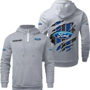 Ford Quarter Zip Hoodie, Sports Hoodie Custom Name TN280325Y50HZ44CT2FOR