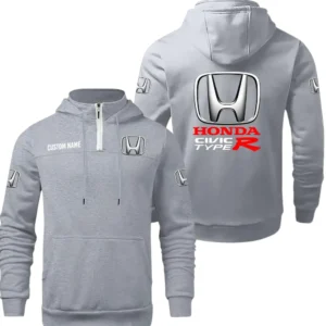 Honda Civic Quarter Zip Hoodie, Sports Hoodie Custom Name TN280325Y50HZ44CT2HON