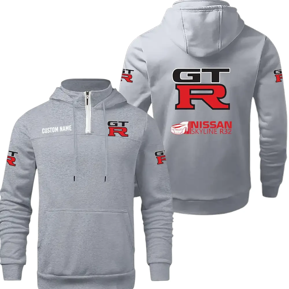 Nissan R32 Quarter Zip Hoodie, Sports Hoodie Custom Name TN290325Y50HZ44CT10NIS Nissan R32 Quarter Zip Hoodie, Sports Hoodie Custom Name TN290325Y50HZ44CT10NIS