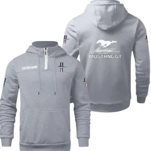 Mustang GT Quarter Zip Hoodie, Sports Hoodie Custom Name TN290325Y50HZ44CT1MUS