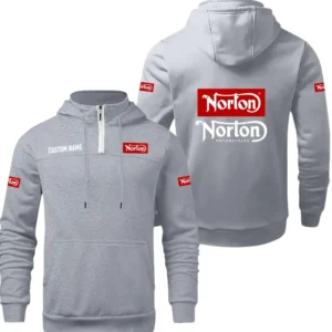 Norton Motorcycle Quarter Zip Hoodie, Sports Hoodie Custom Name TN290325Y50HZ44CT1NOM