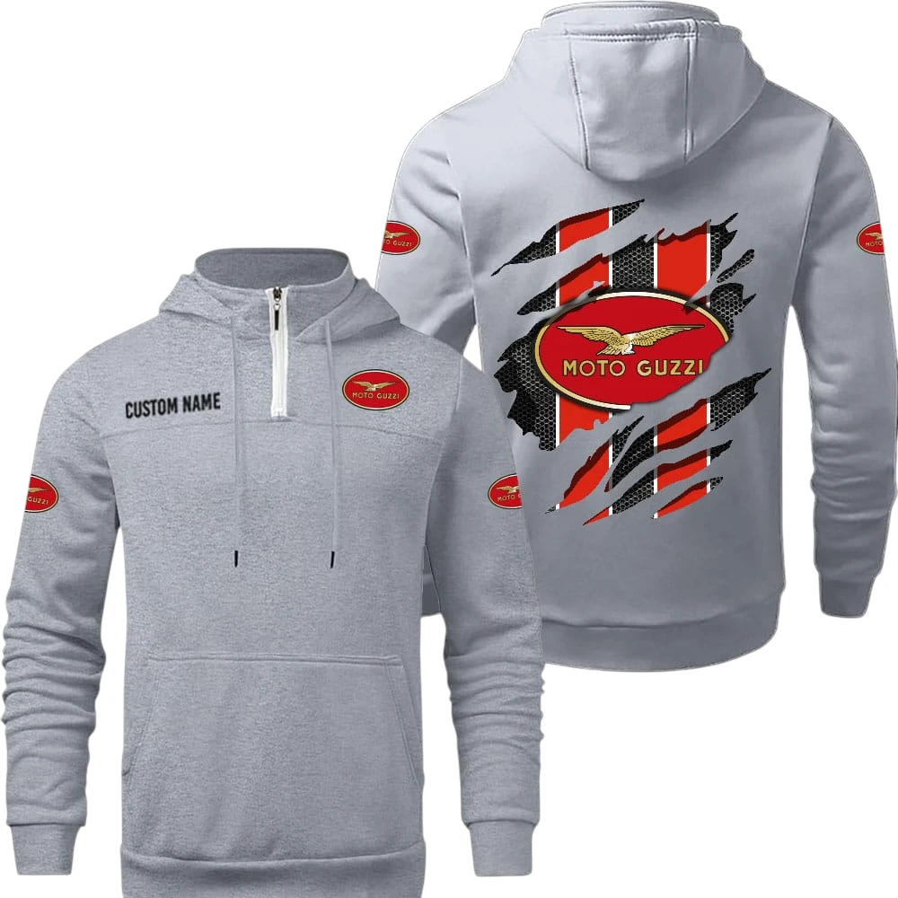 Moto Guzzi Quarter Zip Hoodie, Sports Hoodie Custom Name TN290325Y50HZ44CT2MOG Moto Guzzi Quarter Zip Hoodie, Sports Hoodie Custom Name TN290325Y50HZ44CT2MOG