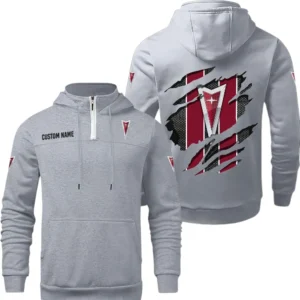 Pontiac Quarter Zip Hoodie, Sports Hoodie Custom Name TN290325Y50HZ44CT2PON