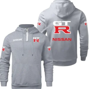 Nissan GTR Quarter Zip Hoodie, Sports Hoodie Custom Name TN290325Y50HZ44CT5NIS