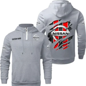 Nissan Quarter Zip Hoodie, Sports Hoodie Custom Name TN290325Y50HZ44CT8NIS