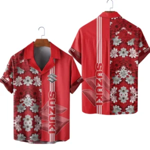 Suzuki Limited 2025 Flower Hawaiian Shirt All-over Print, Custom Name For Men Women Kids HG070425Y7HWCT1SUZ