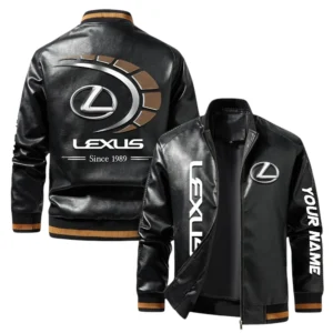Vintage Lexus Exclusive Logo Jacket, Classic Ribbed Collar and Striped Cuffs, Custom Name TN01042025Y12LJ93CT1LEX