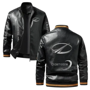 Vintage Oldsmobile Exclusive Logo Jacket, Classic Ribbed Collar and Striped Cuffs, Custom Name TN01042025Y12LJ93CT1OLD