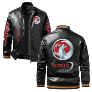 Vintage Vauxhall Exclusive Logo Jacket, Classic Ribbed Collar and Striped Cuffs, Custom Name TN01042025Y12LJ93CT1VLL