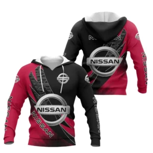 Nissan Limited 2025 Pullover Hoodie All Over Print Gift For Cars Fans, Custom Name HG260425Y2PH3DCT1NIS