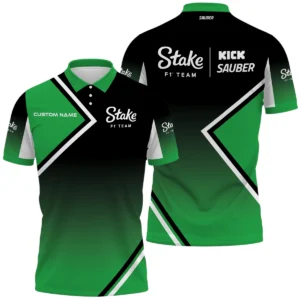 Sauber Motorsport Racing Polo Shirt All Over Print Gift For Sports Fans, Custom Name HIHI010425Y3PLSAM