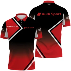 Audi Sport Racing Polo Shirt All Over Print Gift For Sports Fans, Custom Name HIHI020425Y3PLAUS