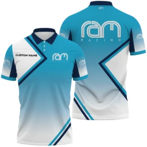 RAM Racing Polo Shirt All Over Print Gift For Sports Fans, Custom Name HIHI020425Y3PLRAR