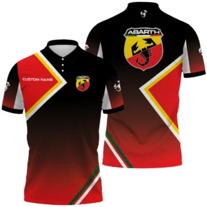 Abarth Polo Shirt All Over Print Gift For Sports Fans, Custom Name HIHI030425Y3PLABA