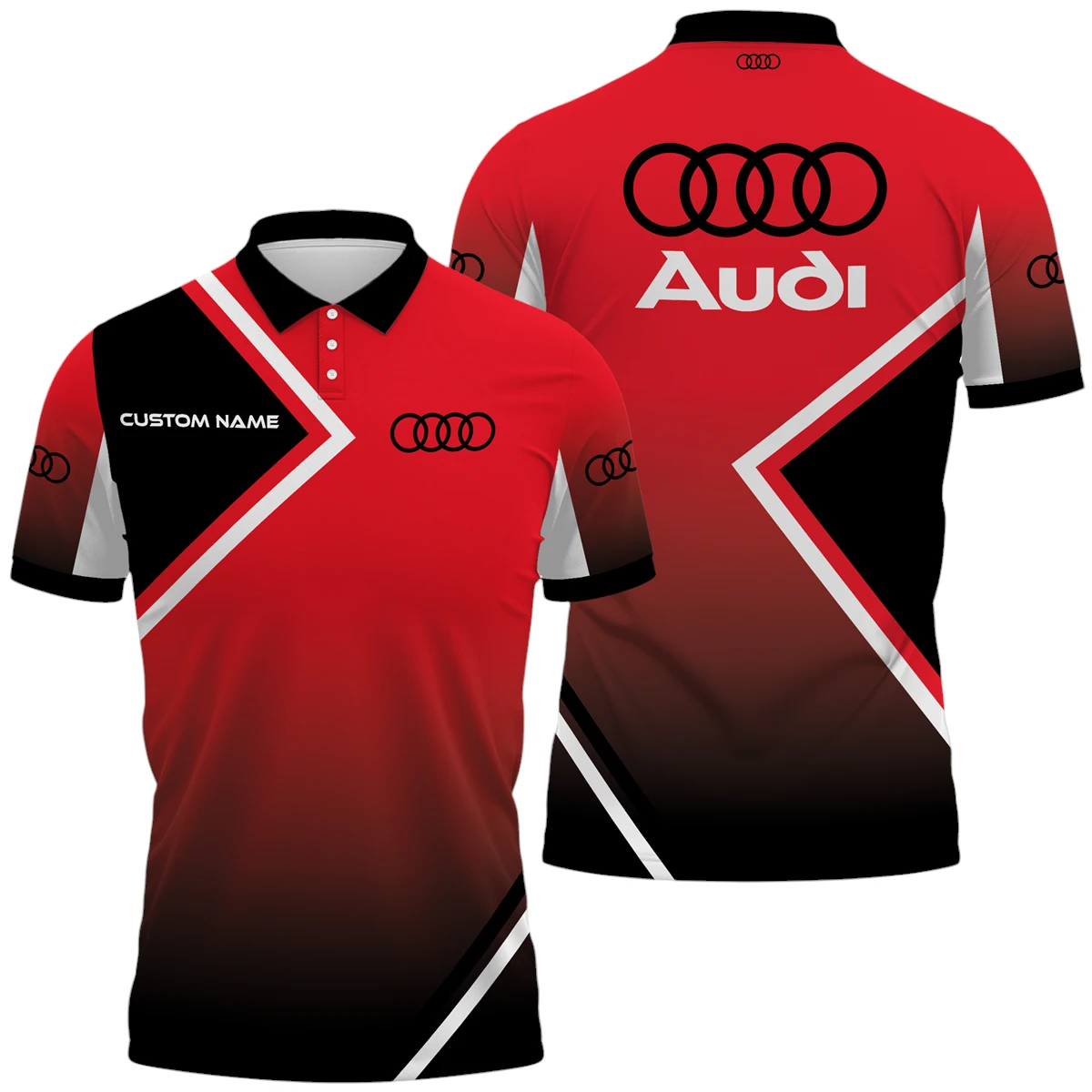 Audi Polo Shirt All Over Print Gift For Sports Fans, Custom Name HIHI030425Y3PLAUD Audi Polo Shirt All Over Print Gift For Sports Fans, Custom Name HIHI030425Y3PLAUD