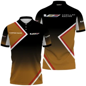 Cadillac Racing Polo Shirt All Over Print Gift For Sports Fans, Custom Name HIHI030425Y3PLCAR