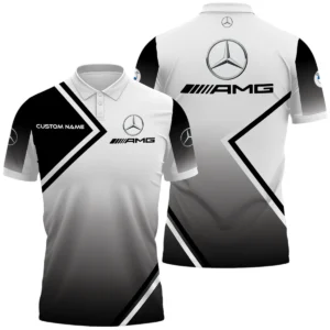 Mercedes AMG Polo Shirt All Over Print Gift For Sports Fans, Custom Name HIHI040425Y3PLAMG