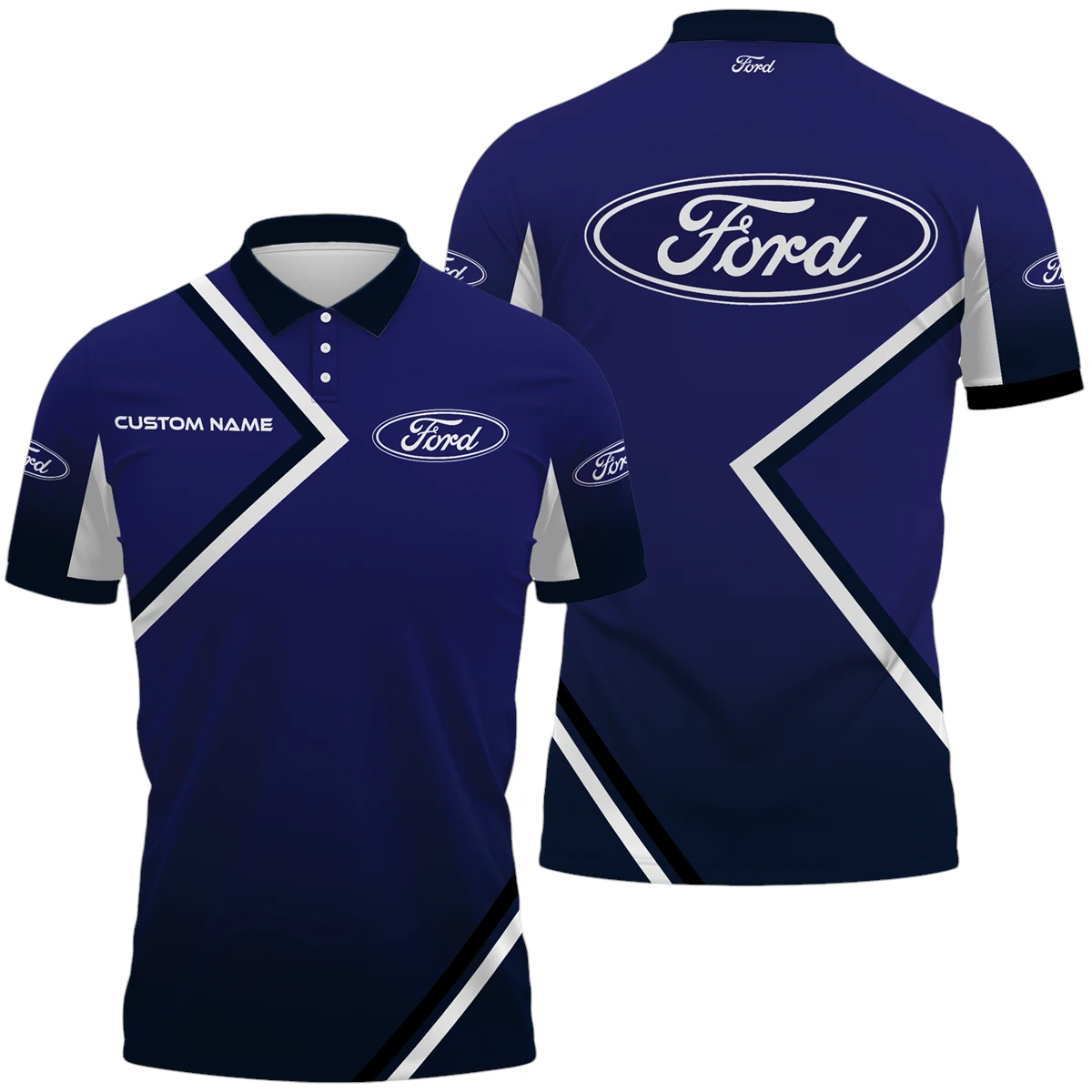 Ford Polo Shirt All Over Print Gift For Sports Fans, Custom Name HIHI040425Y3PLFOR Ford Polo Shirt All Over Print Gift For Sports Fans, Custom Name HIHI040425Y3PLFOR