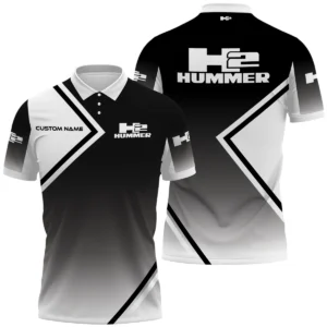 Hummer H2 Polo Shirt All Over Print Gift For Sports Fans, Custom Name HIHI090425Y3PLH2H