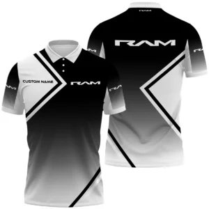 Ram Polo Shirt All Over Print Gift For Sports Fans, Custom Name HIHI100425Y3PLRAM