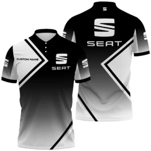 SEAT Polo Shirt All Over Print Gift For Sports Fans, Custom Name HIHI100425Y3PLSEA
