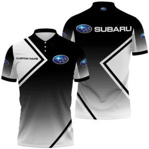 Subaru Polo Shirt All Over Print Gift For Sports Fans, Custom Name HIHI100425Y3PLSUB