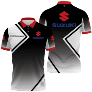 Suzuki Polo Shirt All Over Print Gift For Sports Fans, Custom Name HIHI100425Y3PLSUZ