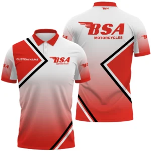 BSA Motorcycles Polo Shirt All Over Print Gift For Sports Fans, Custom Name HIHI110425Y3PLBSA