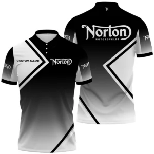 Norton Motorcycle Polo Shirt All Over Print Gift For Sports Fans, Custom Name HIHI110425Y3PLNOM
