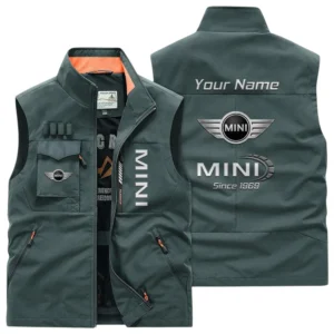MINI Multi Pocket Vest Sleeveless Men Outdoor Vest Lightweight Custom Name TN170425Y39MPVCT1MIN