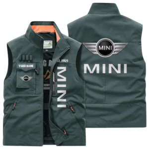 MINI Multi Pocket Vest Sleeveless Men Outdoor Vest Lightweight Custom Name TN170425Y39MPVCT2MIN