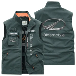 Oldsmobile Multi Pocket Vest Sleeveless Men Outdoor Vest Lightweight Custom Name TN170425Y39MPVCT2OLD