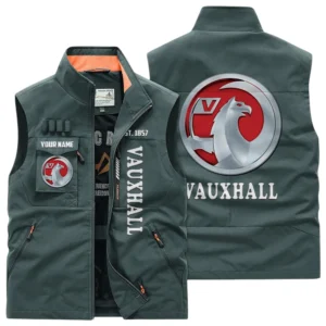 Vauxhall Multi Pocket Vest Sleeveless Men Outdoor Vest Lightweight Custom Name TN170425Y39MPVCT2VLL