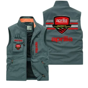 Aprilia Multi Pocket Vest Sleeveless Men Outdoor Vest Lightweight Custom Name TN190425Y39MPVCT1APR