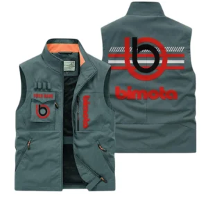 Bimota Multi Pocket Vest Sleeveless Men Outdoor Vest Lightweight Custom Name TN190425Y39MPVCT1BIM