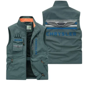 Chrysler Multi Pocket Vest Sleeveless Men Outdoor Vest Lightweight Custom Name For Fans TN190425Y39MPVCT1CHR
