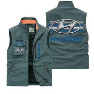Hyundai Multi Pocket Vest Sleeveless Men Outdoor Vest Lightweight Custom Name For Fans TN190425Y39MPVCT1HYU