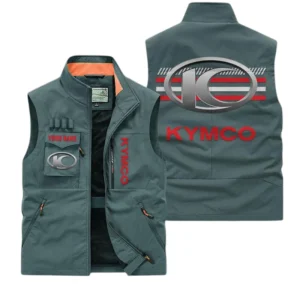 Kymco Multi Pocket Vest Sleeveless Men Outdoor Vest Lightweight Custom Name For Fans TN190425Y39MPVCT1KYM