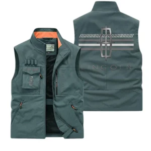 Lincoln Multi Pocket Vest Sleeveless Men Outdoor Vest Lightweight Custom Name For Fans TN190425Y39MPVCT1LIN