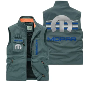 Mopar Multi Pocket Vest Sleeveless Men Outdoor Vest Lightweight Custom Name For Fans TN190425Y39MPVCT1MOP