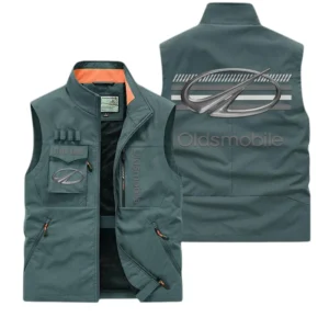 Oldsmobile Multi Pocket Vest Sleeveless Men Outdoor Vest Lightweight Custom Name For Fans TN190425Y39MPVCT1OLD