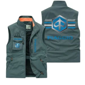 Piaggio Multi Pocket Vest Sleeveless Men Outdoor Vest Lightweight Custom Name For Fans TN190425Y39MPVCT1PIA