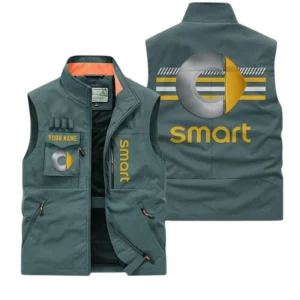 Smart Multi Pocket Vest Sleeveless Men Outdoor Vest Lightweight Custom Name For Fans TN190425Y39MPVCT1SMA