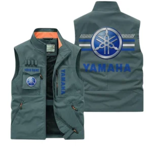 Yamaha Multi Pocket Vest Sleeveless Men Outdoor Vest Lightweight Custom Name For Fans TN190425Y39MPVCT1YMH