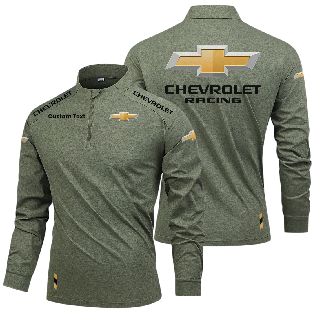 Chevrolet Racing Limited 2025 Long Sleeve Shirt, Stand Collar Quarter Zip-up Custom Name HIDI040425Y49LMT05CHR Chevrolet Racing Limited 2025 Long Sleeve Shirt, Stand Collar Quarter Zip-up Custom Name HIDI040425Y49LMT05CHR