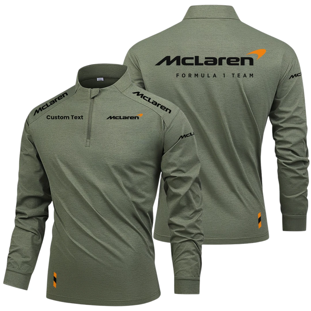 McLaren Racing Limited Long Sleeve Shirt, Stand Collar Quarter Zip-up Custom Name HIDI040425Y49LMT05MRL McLaren Racing Limited Long Sleeve Shirt, Stand Collar Quarter Zip-up Custom Name HIDI040425Y49LMT05MRL