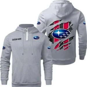 Subaru Sti Quarter Zip Hoodie, Sports Hoodie Custom Name TN290325Y50HZ44CT2SUB