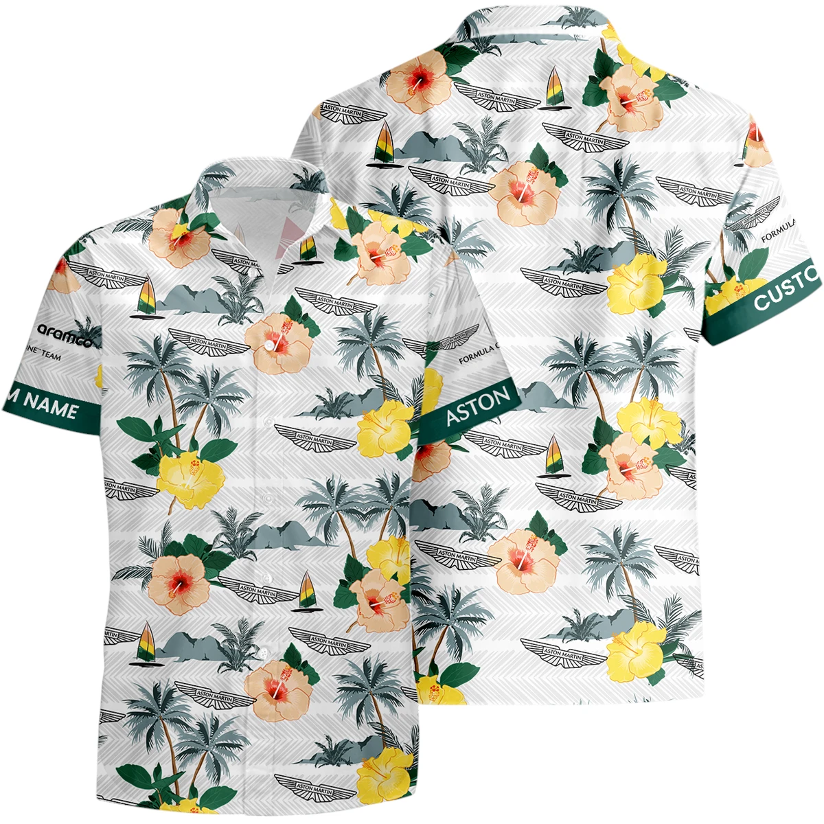 Aston Martin Racing Hawaiian Shirt x Beach Shorts Full Set Limited 2025 All Over Print, Custom Name HIHI240425Y7HWAMR Aston Martin Racing Hawaiian Shirt x Beach Shorts Full Set Limited 2025 All Over Print, Custom Name HIHI240425Y7HWAMR