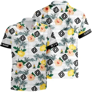 Rivian Automotive Hawaiian Shirt x Beach Shorts Full Set Limited 2025 All Over Print, Custom Name HIHI240425Y7HWRVA